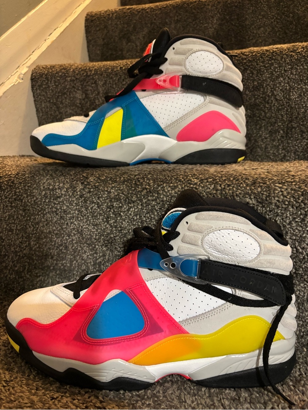 Air Jordan 8 Retro SP SE Multi-Color size 12 excellent condition authentic